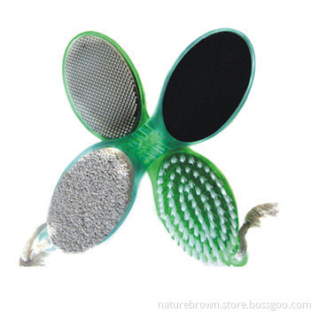 Pumice stone with tie, smoothens and exfoliates rough, dry skin